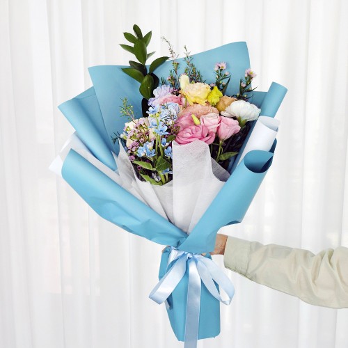 제주 변함없는 은혜 블루 - 제주꽃배달